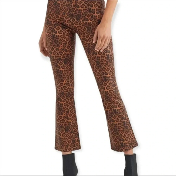 7 for all Mankind coated leopard bootcut denim - Picture 11 of 13